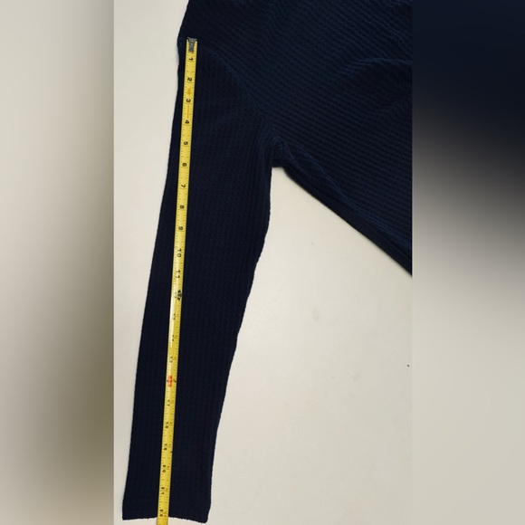 Neineiwu Womens Size Medium Blue Long Sleeve Stretch Pullover Top Boho Retro - Picture 6 of 8